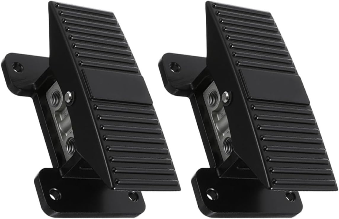 2pcs Pneumatic Foot Pedal Valve 3-position 5-way Air Control Valve Foot Operated Pedal Switch for Industrial and Mechanical Use