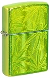 Zippo Iced Cannabis Design Lurid Pocket Lighter
