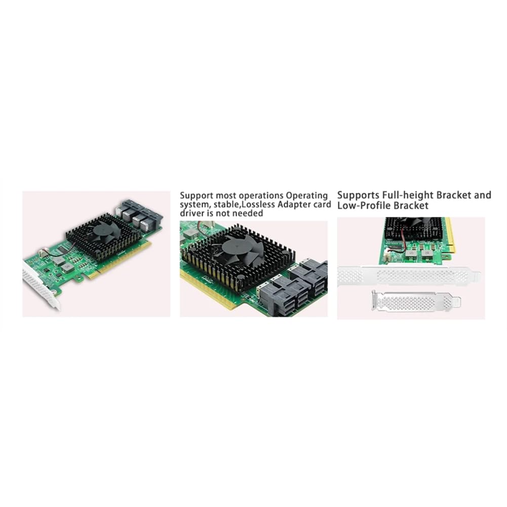 Adattatore Switch PCIe3.0 X16 A 4 X U.2 NVMe SSD 4 X Adattatore Switch U.2 NVMe SSD per Controller PLX8747 Adattatore PCIe3.0 PLX8747