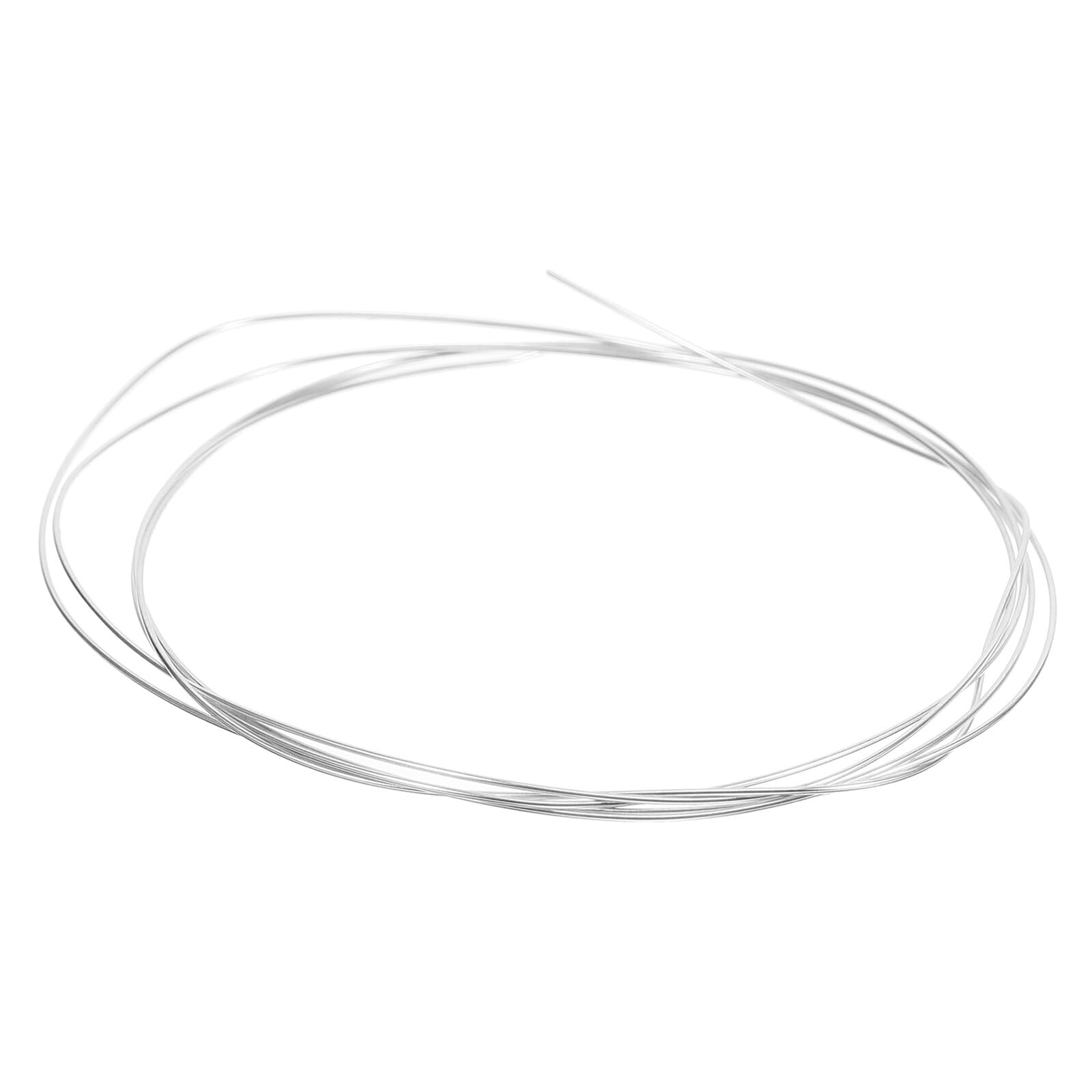 Alambre de plata maleable de 2m para pulseras duraderas que no pierden su brillo 8