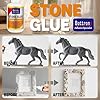 Bottrony Stone Glue - 2 Pcs Fast Drying Clear Super Glue for Rock, Granite, Marble, Tile Repair - Waterproof & Heat-Resistant Strong Bond for Natural & Artificial Stone