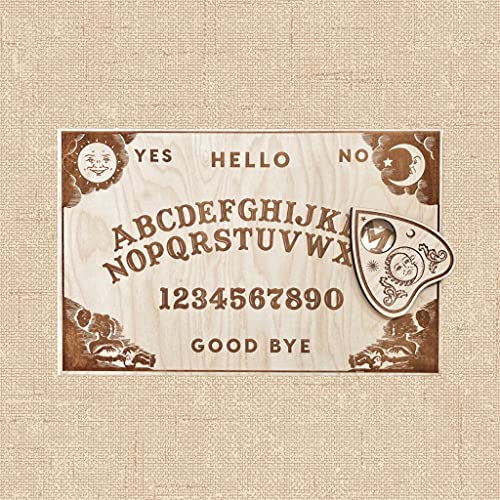 Large Classic Design - Wooden Spirit Board - Talking Board - Spiritual board game - Large Size 18 x 11.4'' Handmade Wooden Premium quality board and planchette - Halloween Decor