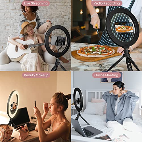 Ring Light 10" avec Trépied RealPlus pour Smartphone et Caméra - 6