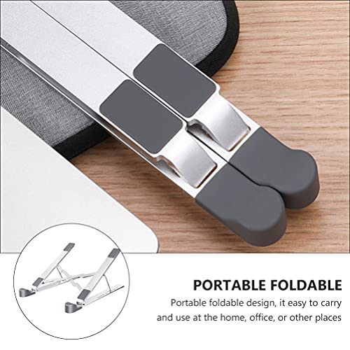 WINOMO Laptop Stand Portátil Titular Dobrável 16 Polegadas Notebook Riser Titular Stands Dobrável Su