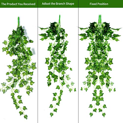 Piante Viti Artificiali Sospese, Ghirlanda Foglie