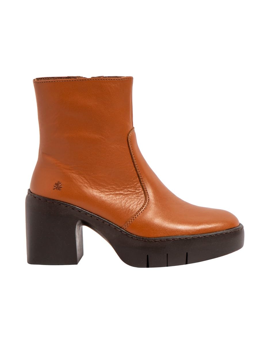 Bottes avec talon ART 1656 en cuir véritable Nappa Sofia, finition luxe - 8