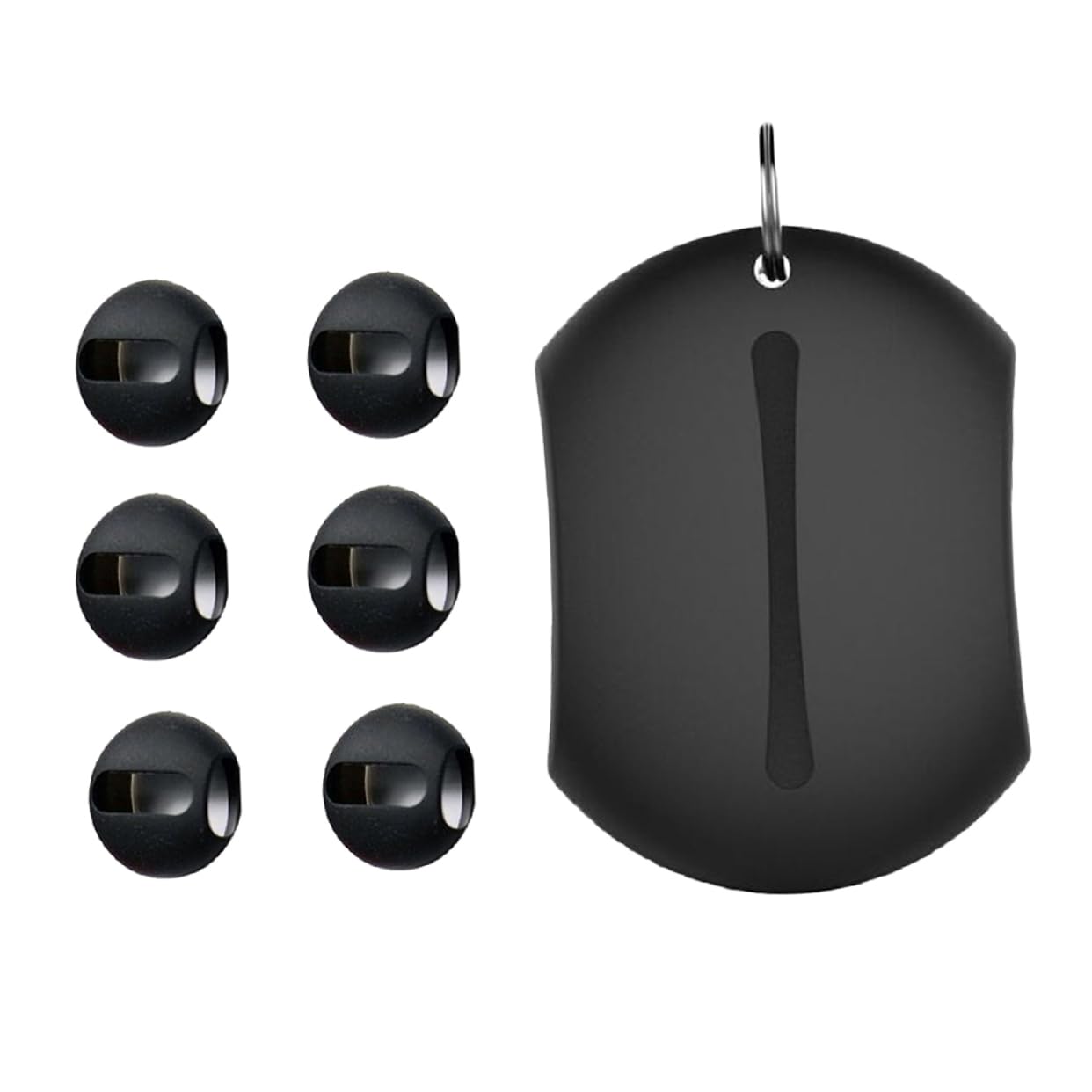 DOITOOL 21 Fundas De Silicona para Auriculares Resistentes A Arañazos Y Golpes Color Negro.