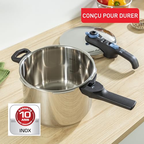 Tefal Secure Trendy Pressure Cooker 4L 6L Basket P2584301