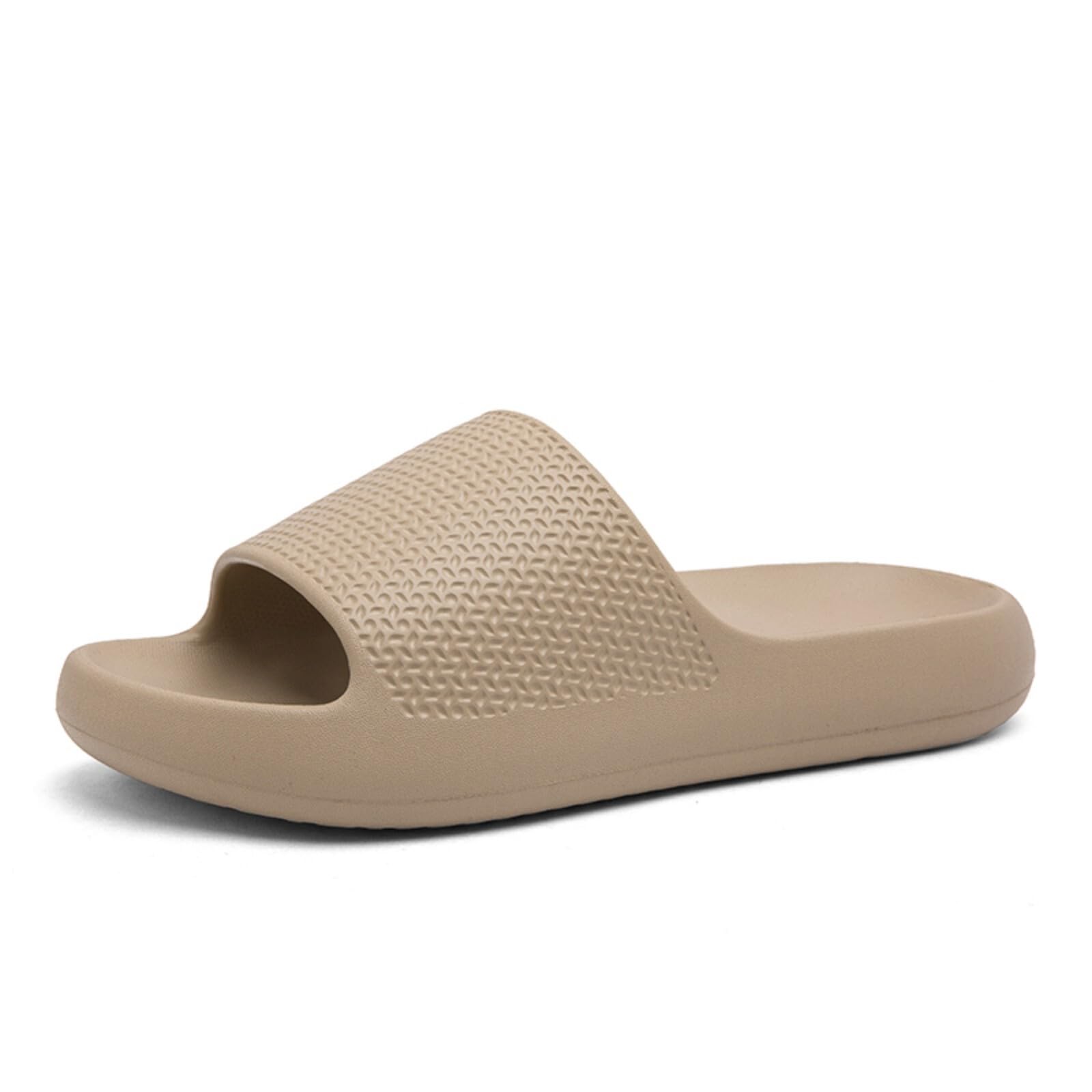 RIKANR Cloud Sandals for Women and Men, Recovery Slides with Arch Support Quick Drying Open Toe Slippers for Plantar Fasciitis Thick Sole, Non-Slip,