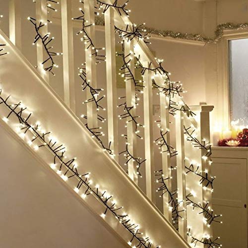 OZS- 2Pack Each 72FT 200LED Solar Lights Outdoor, Upgraded Super Bright Solar String Lights Outdoor Waterproof, 8 Modes Solar Christmas Lights for Wedding Patio Garden Tree Party (Warm White)