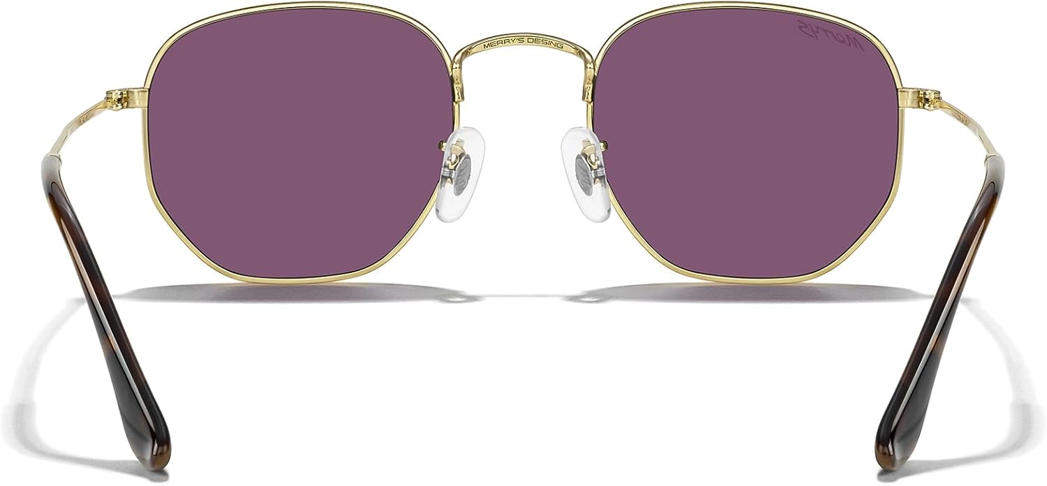 MERRY'S Classic Polarized Sunglasses for Women Men Vintage Polygon Square Shades S6548 - Image 4