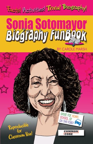 Sonia Sotomayor Biography Funbook 0635074354 Book Cover