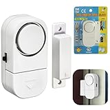 Kit 2 Sensores com Alarme Sonoro para Portas e Janela Sem Fios Contra Invasão