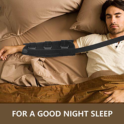 image for fibee Adult Elbow Immobilizer Stabilizer, Adjustable Compression Elbow