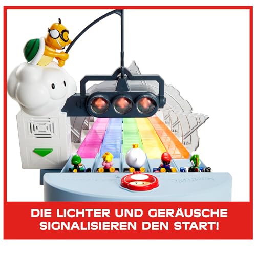 Hot Wheels Mario Kart Rainbow Road Rennbahn – Ansicht 4