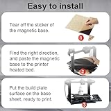 IdeaFormer Smooth PEO PET Build Plate 235x235mm, PEO PET Spring Steel Sheet with Magnetic Build Plate for Ender 3/Ender 3 Pro/Ender 3 Neo/Ender 3 V2/Ender 5/Ender 5 Pro for Elegoo Neptune 3/4/5 Pro - Image 5