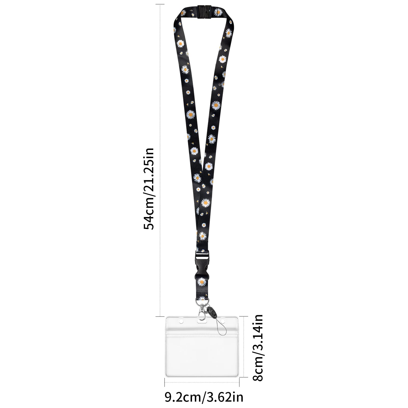 Porte Badge Cordon Tour De Cou Avec Porte-cartes, Nœud En