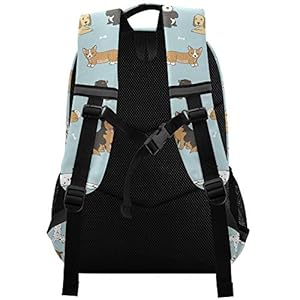   ALAZA-Dog-Print-Cute-Doodle-Puppy-Backpack-Purse-for-Women-Men-Personalized-Laptop-Notebook-Tablet-School-Bag-Stylish-Casual-Daypack-13-14-156-inch