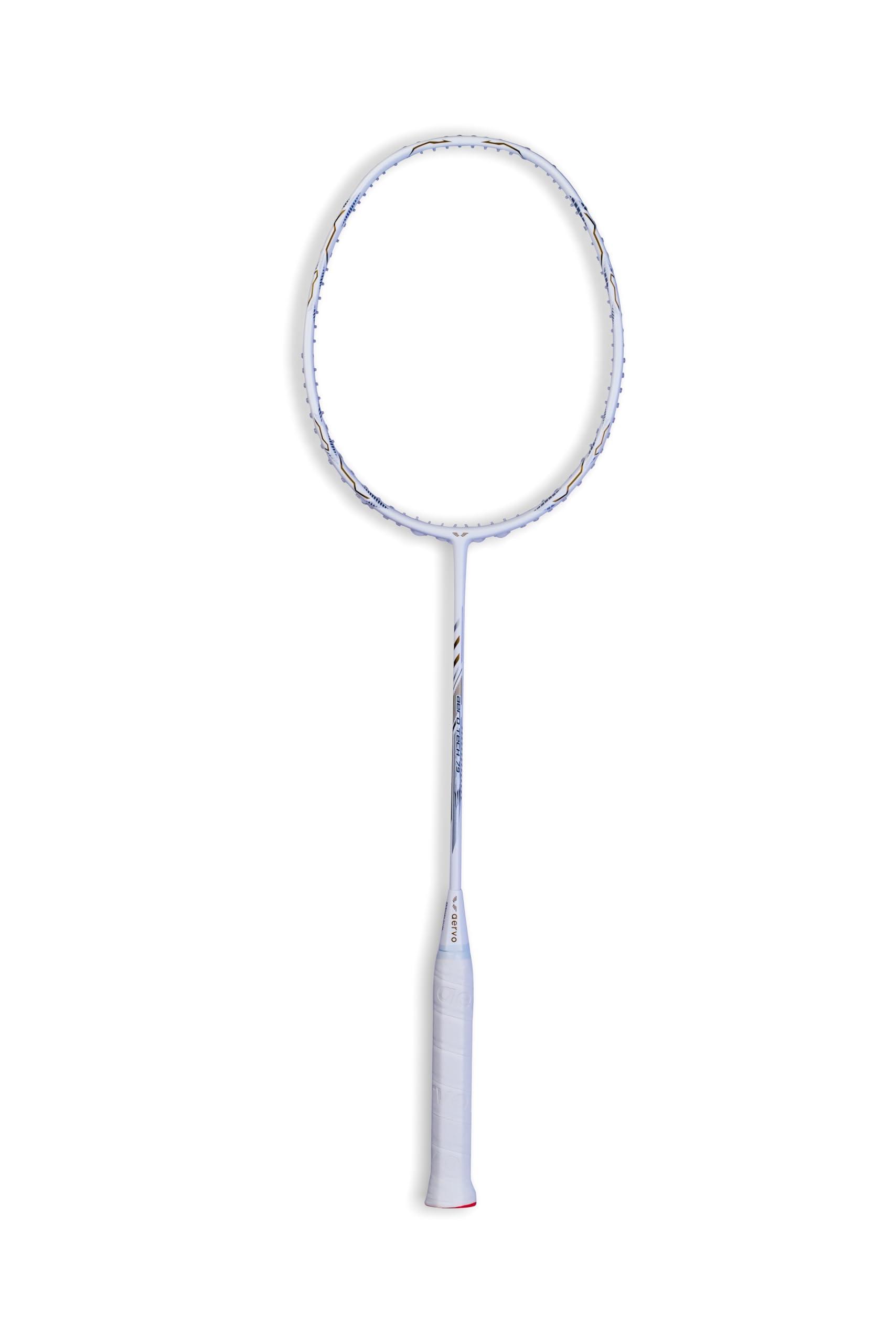 Aero Tech 79 Professional Badminton Racquet, White, High Performance Racket for Competitive Play-image-36
