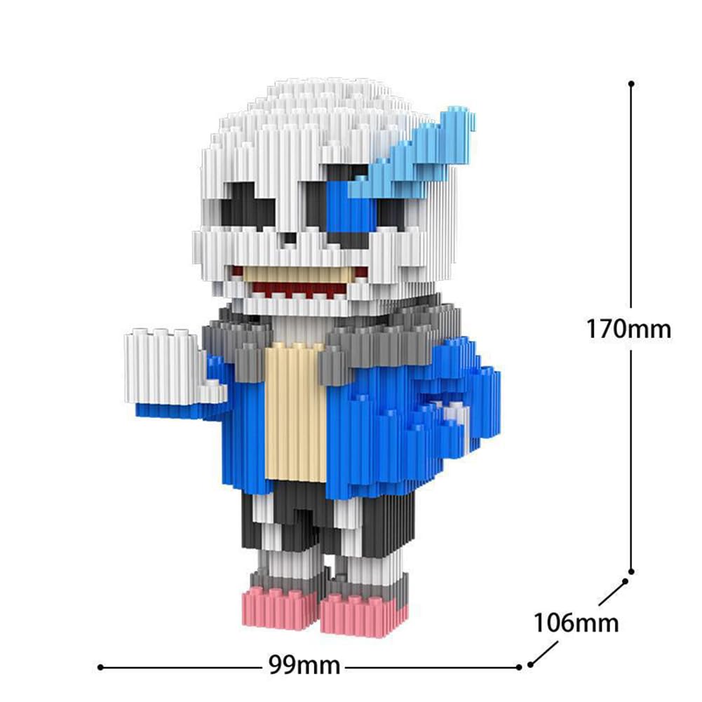 Amazon.co.jp: Sans Undertale フィギュアカラフルな組み立てブロック