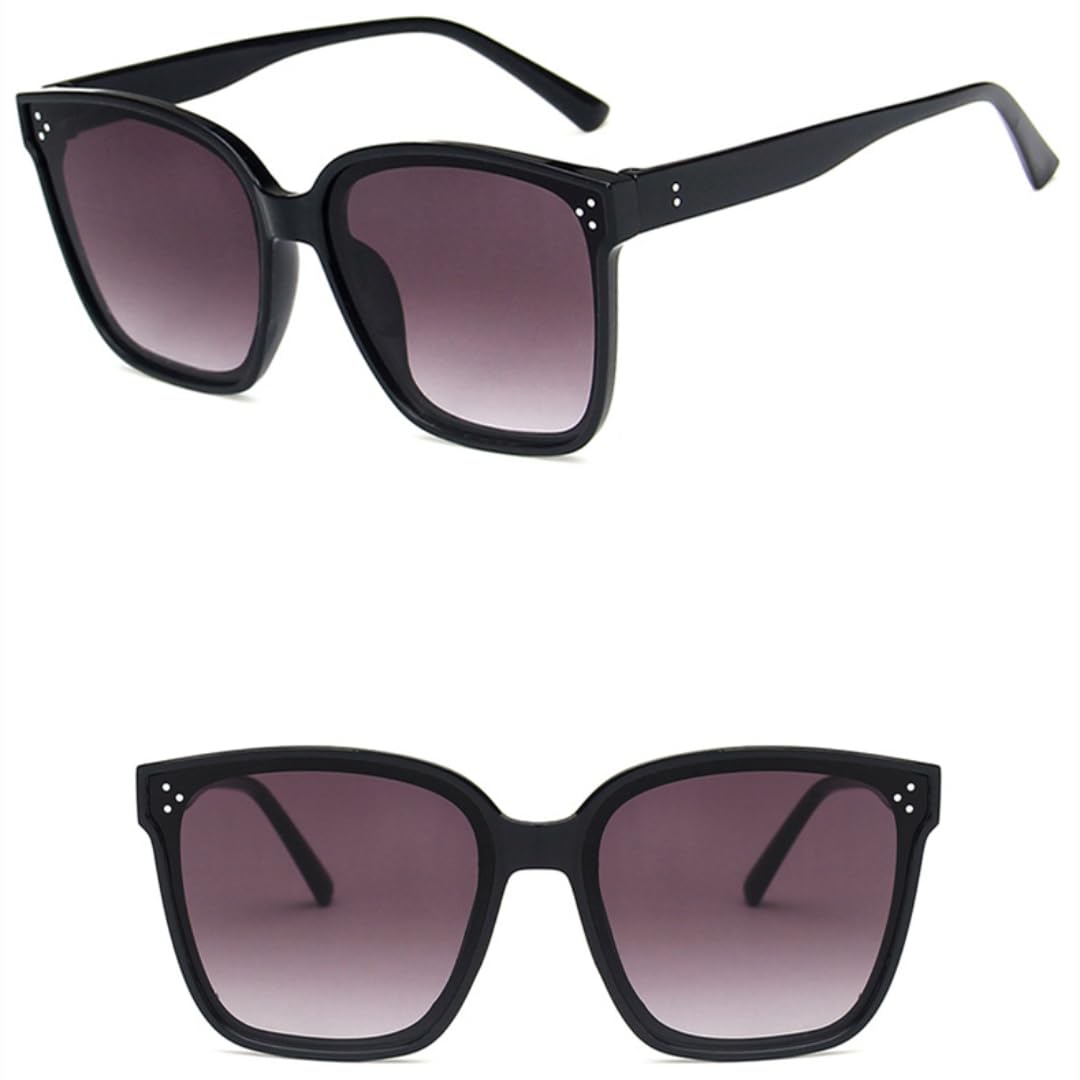 Gafas de sol con protección UV400, montura de gran tamaño con lentes coloridas, para mujeres y hombres, deportes al aire libre y conducción