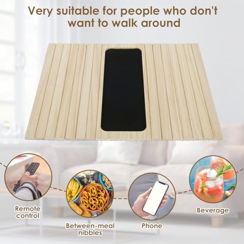 Plateau pliable avec support en tissu pour ordinateur de canapé - 5