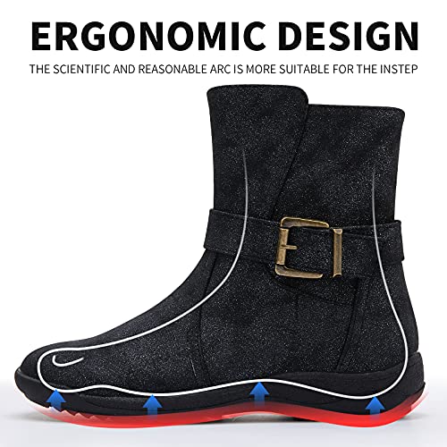 TINSTREE-Womens-Fashion-Buckle-Boots