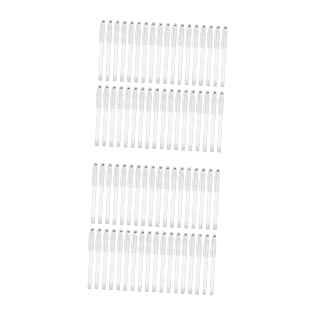 Gadpiparty 200 Piezas Estuche Transparente para Bolígrafos Unidades Porta Bolígrafos Vacíos Simples y para Material Escolar y Papelería de Oficina