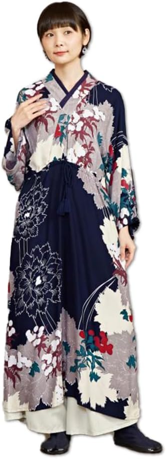 翠山工房 ベージュ×パープル染め分け辻が花豪華振袖 袋帯　2点セット 翠山工房 ベージュ×パープル染め分け辻が花豪華振袖 袋帯 2点セット 翠山