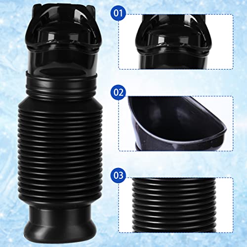CUNQN Shrinkable Urinal Leak Proof Unisex Urinals Plastic Urine Bottles Emergency Toilet Pot Potty Bottle for Camping Car Travel 750ml - Image 3
