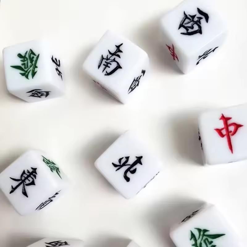 Set 4 dados de viento para Mahjong de 22 mm miniatura 3