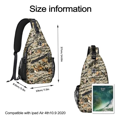 Bolso Sling Camuflado para Senderismo y Paseos miniatura 3