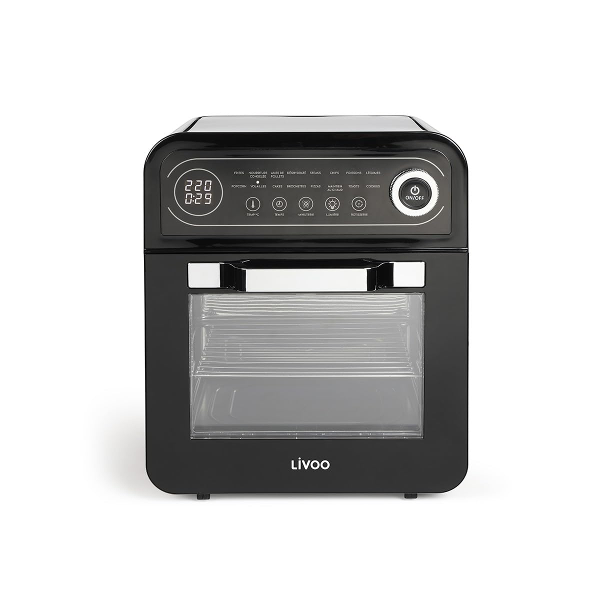 Livoo forno ad aria calda 12l 1600w nero doc255