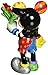 Disney by Britto Mickey with Flowers Stone Resin Figurine