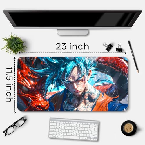 Image of Anime fearturing Large Gaming Mouse Pad, Extended Desktop Mat, 58 x 28 cm. (DS 2)