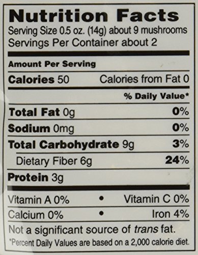 Dynasty Whole Shiitake Mushrooms 1Oz #TOP2