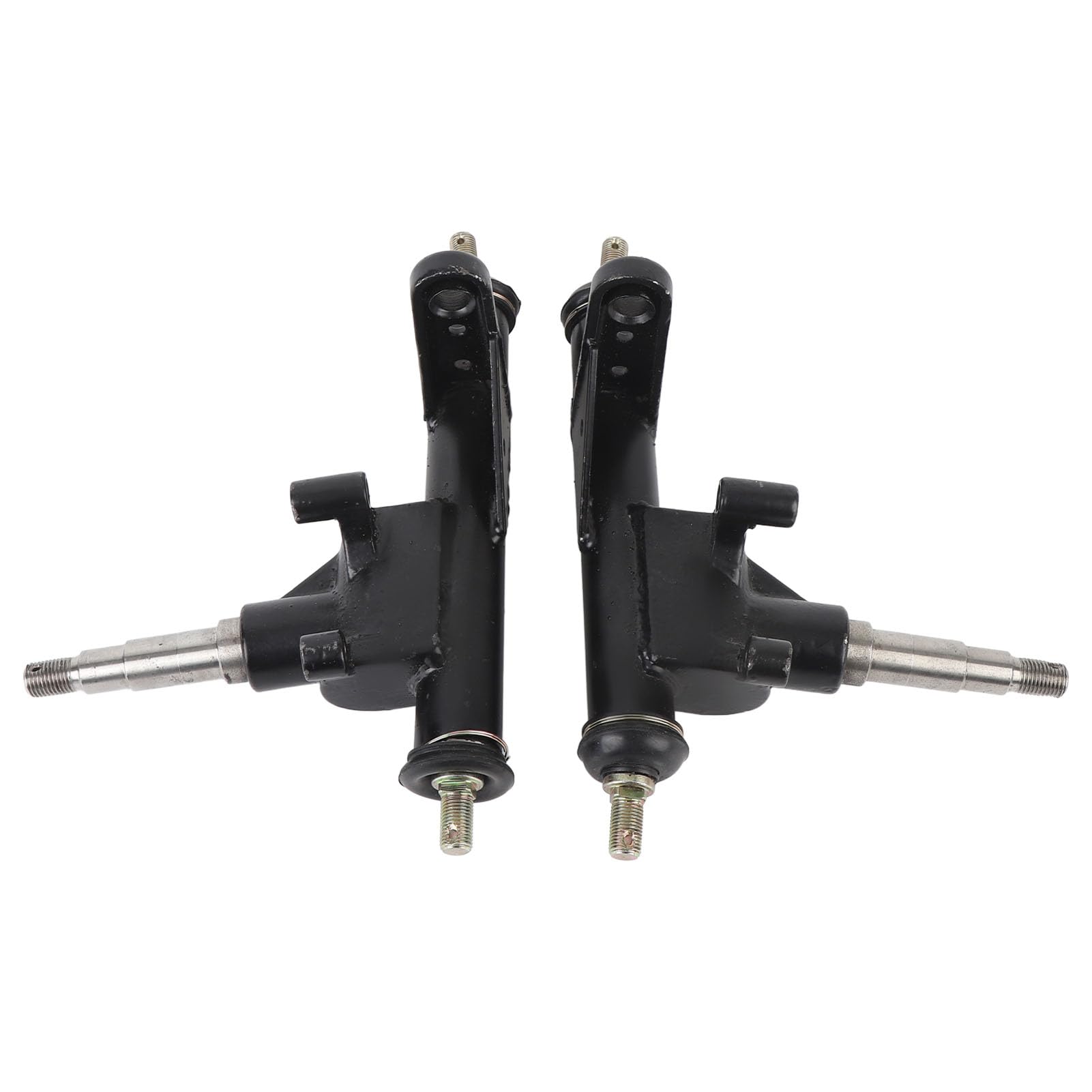 RiToEasysports Perno Puntone Sinistro Destro in Lega di Acciaio per Go Kart Perno Albero da 3,5 Pollici Diametro Esterno 32 Mm con Sterzo Preciso Installazione Facile per Kandi Go Kart Buggy