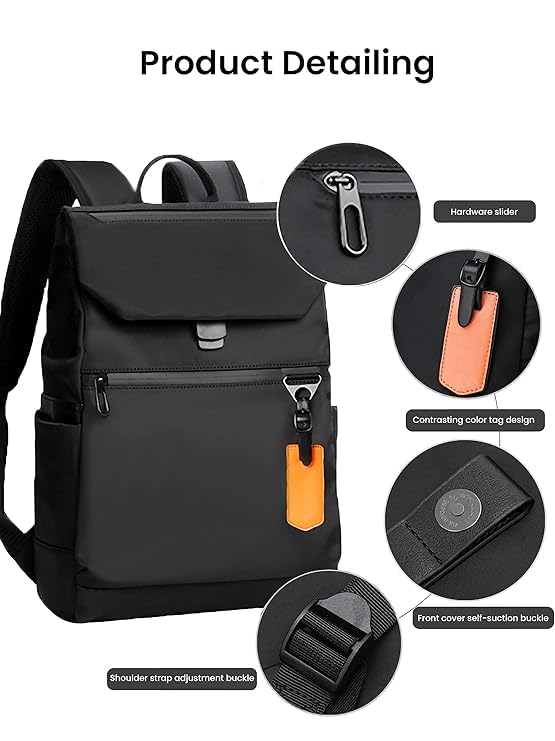 Image of CAELI Laptop Backpack | USB Charging Port | Water Resistant Work Bag