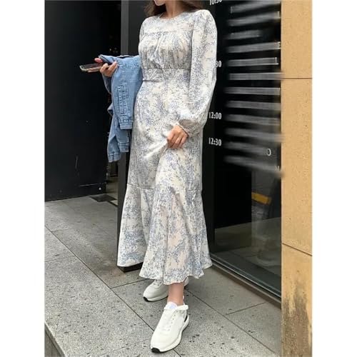 Image of Women's Elegant Floral Dress Coll. (All-Seasons) - Sleeveless /Short /Midi, V-Neck Ruffle, Fashion Casual Party Dresses