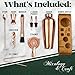 Mixology Bartender Kit: 10-Piece Bar Tool Set with Bamboo Stand | Perfect Home Bartending Kit and Martini Cocktail Shaker Set For a Perfect Drink Mixing Experience | Fun Housewarming Gift (Copper)