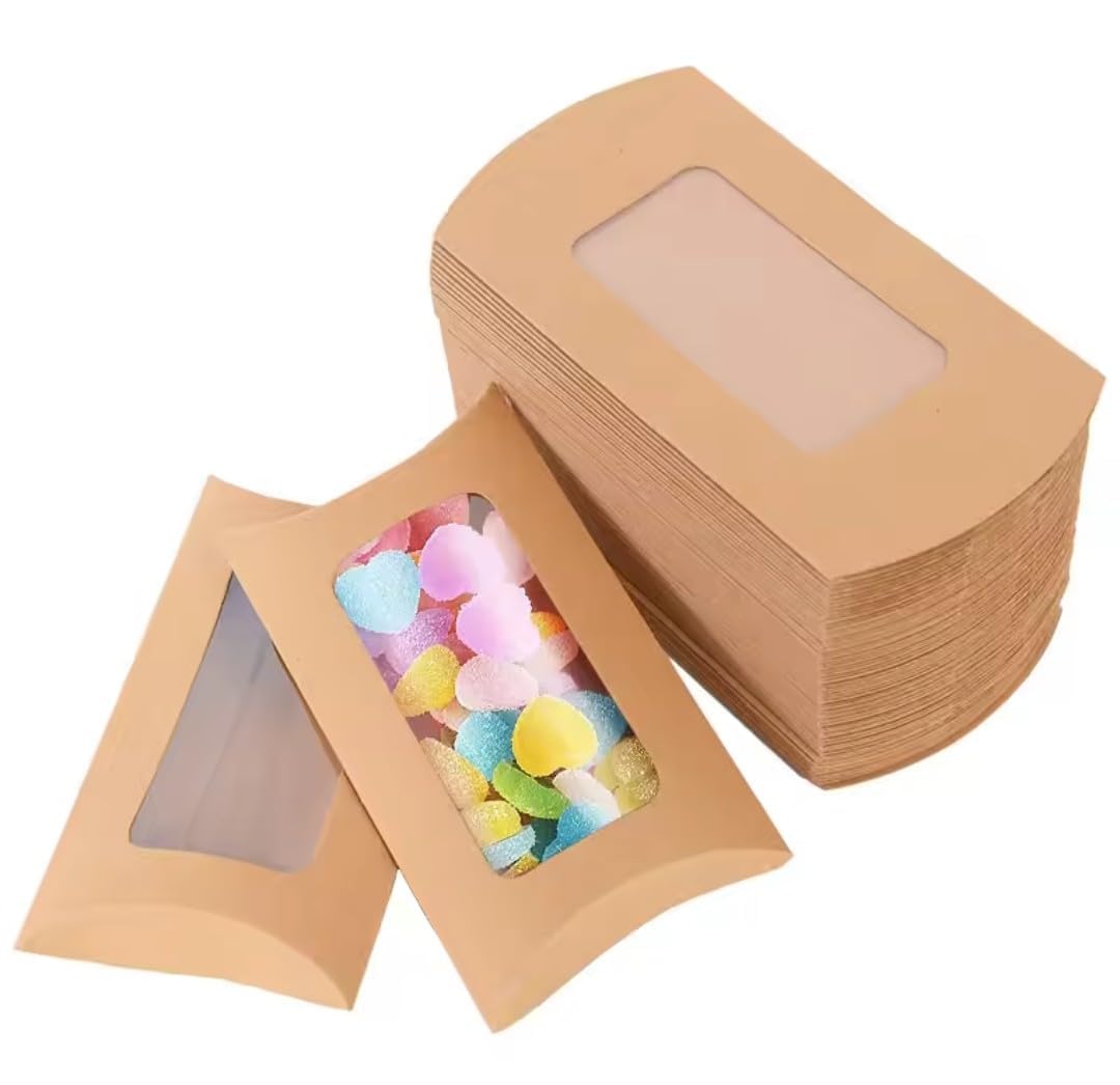 Brown Folding Gift Boxes - Pack of 50 -5