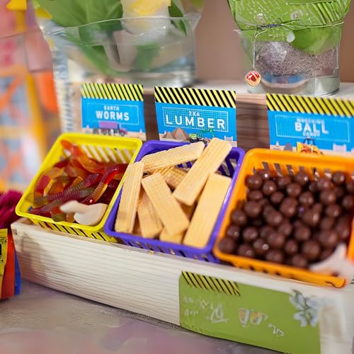 Colorful Mini Storage Baskets – 6 Pack Organizer for Office and Toy Storage