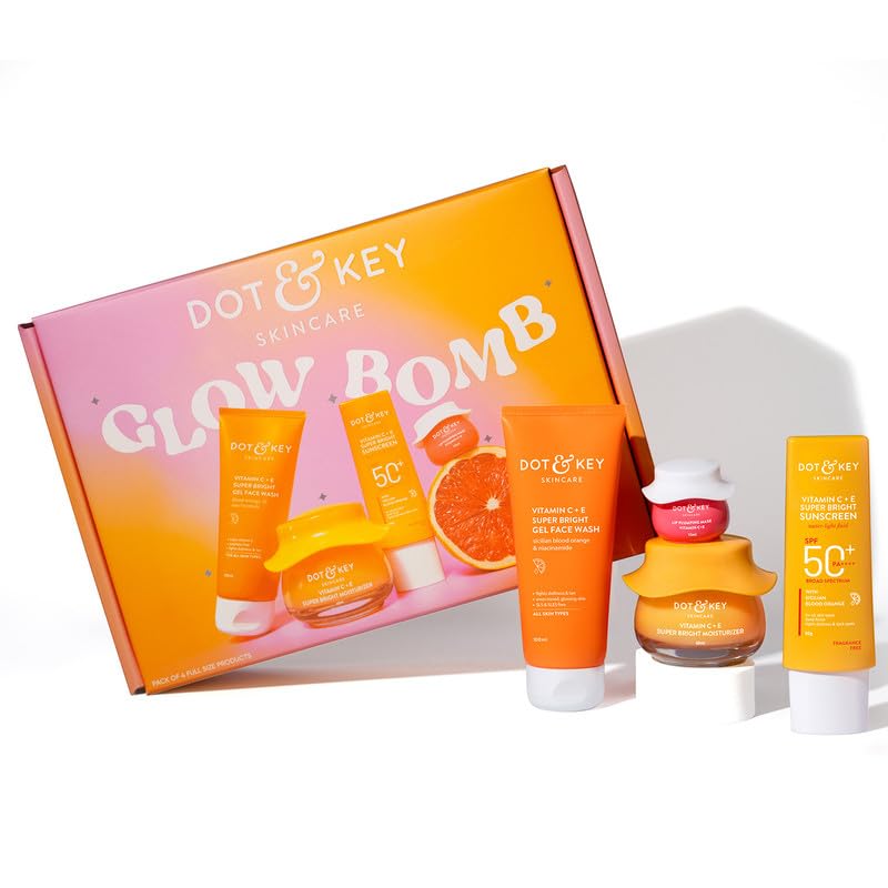 Dot & Key Glow Boosters | Premium Facial Gift Set for Women & Men