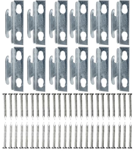 XJKJSX 12Pcs Curtain Rod Set, Suitable for high-Hardness Walls, Curtain Rod Hardware Bracket...