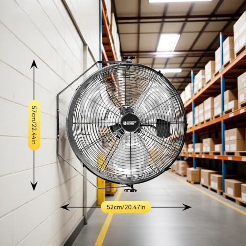 BEYOND BREEZE WMFHV18-EC 18-Inch Wall-Mount Fan, view 5