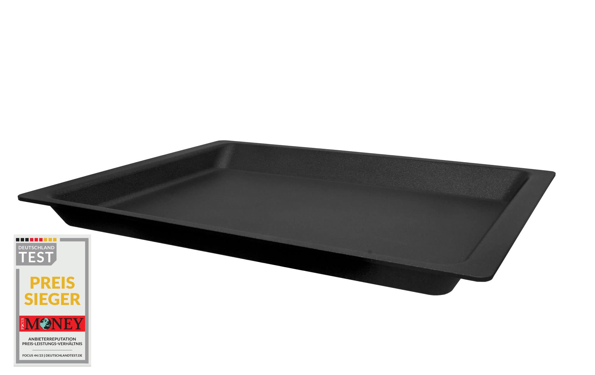 AMT Gastroguss Backplatte/Ofenplatte, 465 x 340 mm, 30 mm hoch, Aluguss (Aluminium), Lotan® Antihaft-Beschichtung, Nicht-Induktion, Backen in der nächsten Generation, AMZN-OP3465