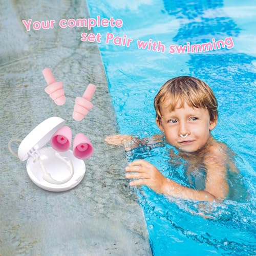 image for Baypify Painless Nose Plugs for Swimming,Nose Plugs for Swimming for K