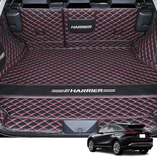 トヨタ 新型ハリアー 80系 トランクマット レザー ラゲージマット Harrier 80系 車種専用設計 カスタム 車の トランクマット 3Dカーゴマット フルセット防水車トランクマット 刺?ロゴ付き カー用品