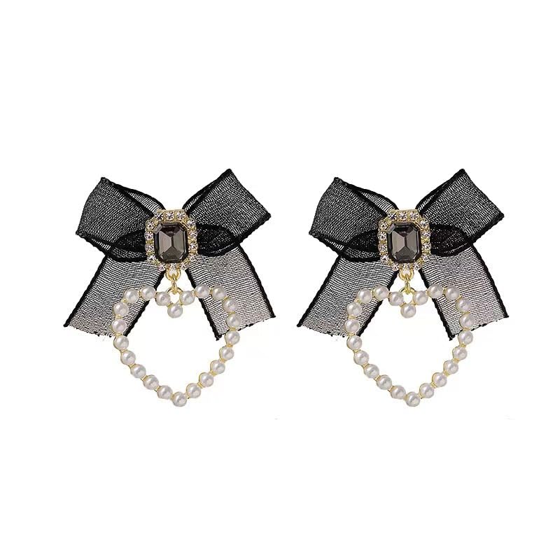 YouBella Fashion Jewellery Celebrity Inspired Stylish Pearl Earings Earrings for Women and Girls (Black) (YBEAR_33391) (B0D4K2NBWN) Amazon Price History, Amazon Price Tracker