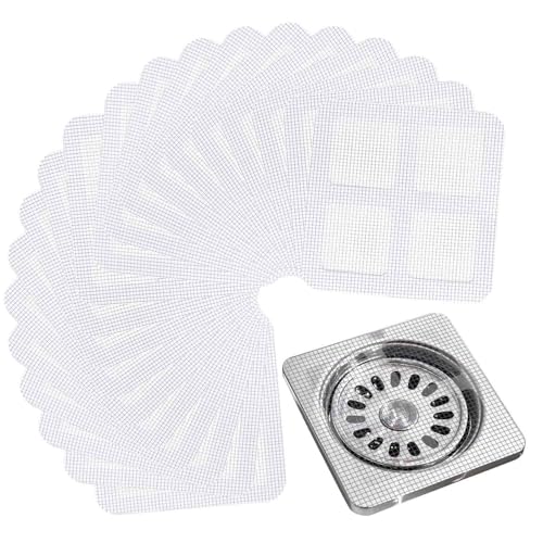 20 unidades cubre desagüe desechable para ducha 4x4 pulgadas